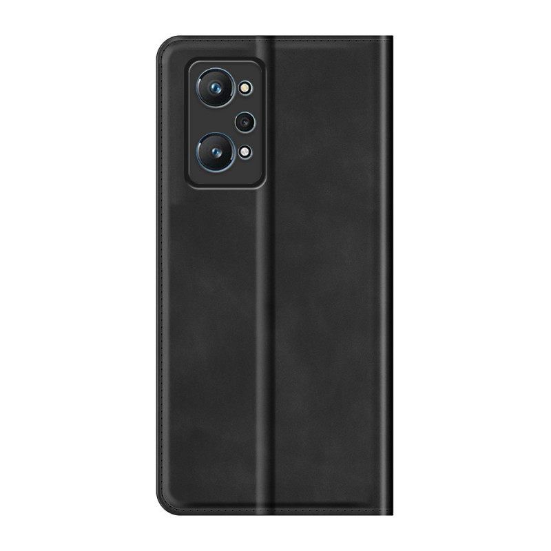 θηκη κινητου Realme GT Neo 3T / Neo 2 Θήκη Flip Εφέ Silk Soft Leather